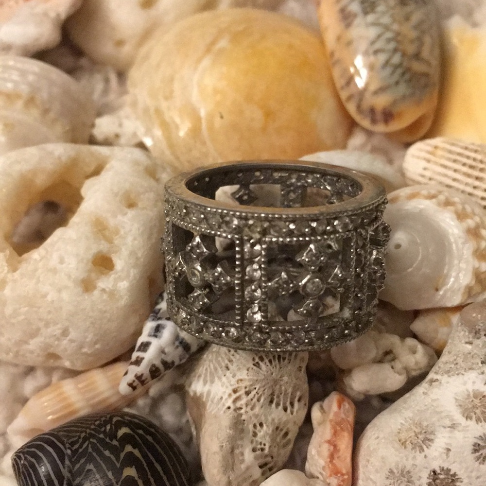 Diamond Cross Ring